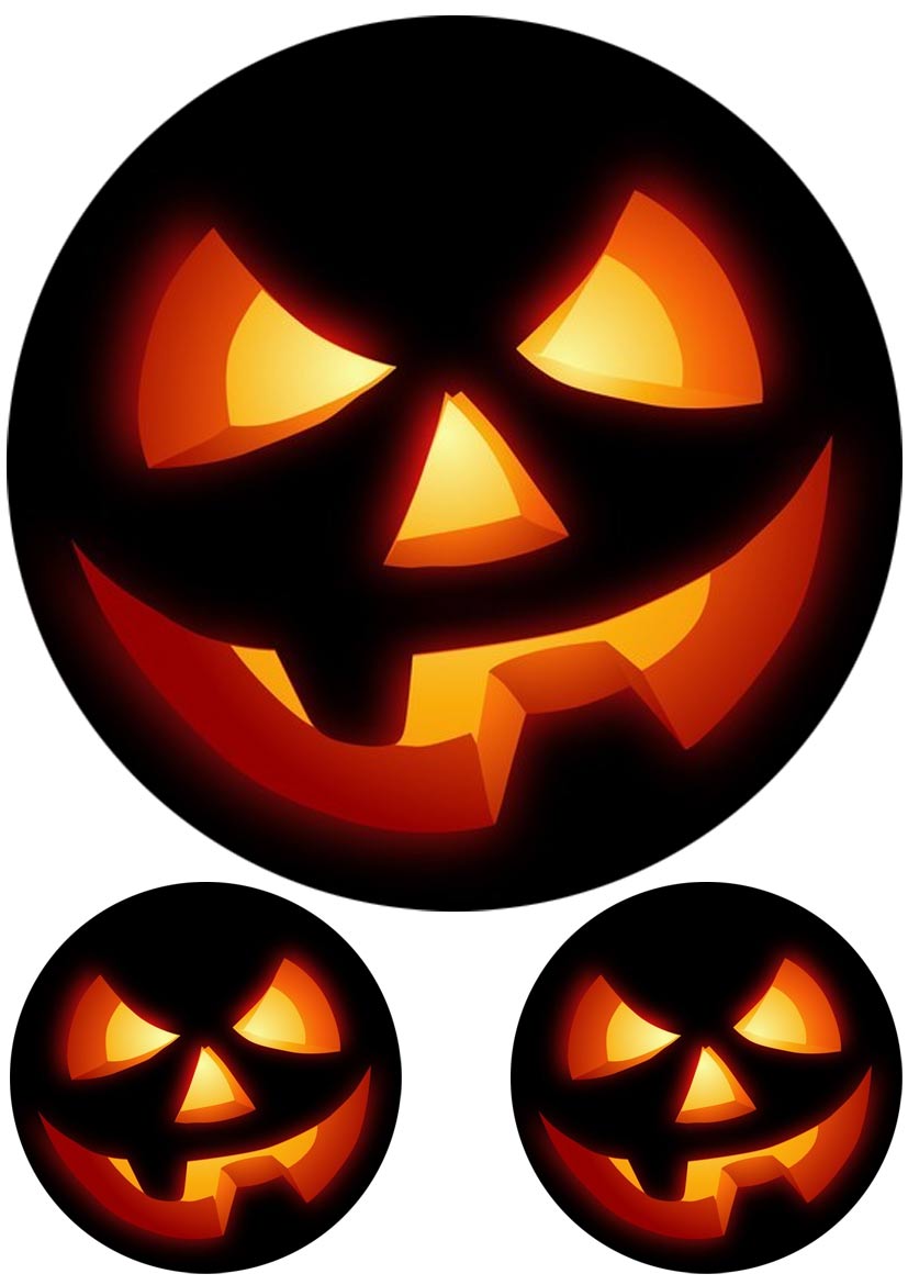 Halloween dýně, 3 ks