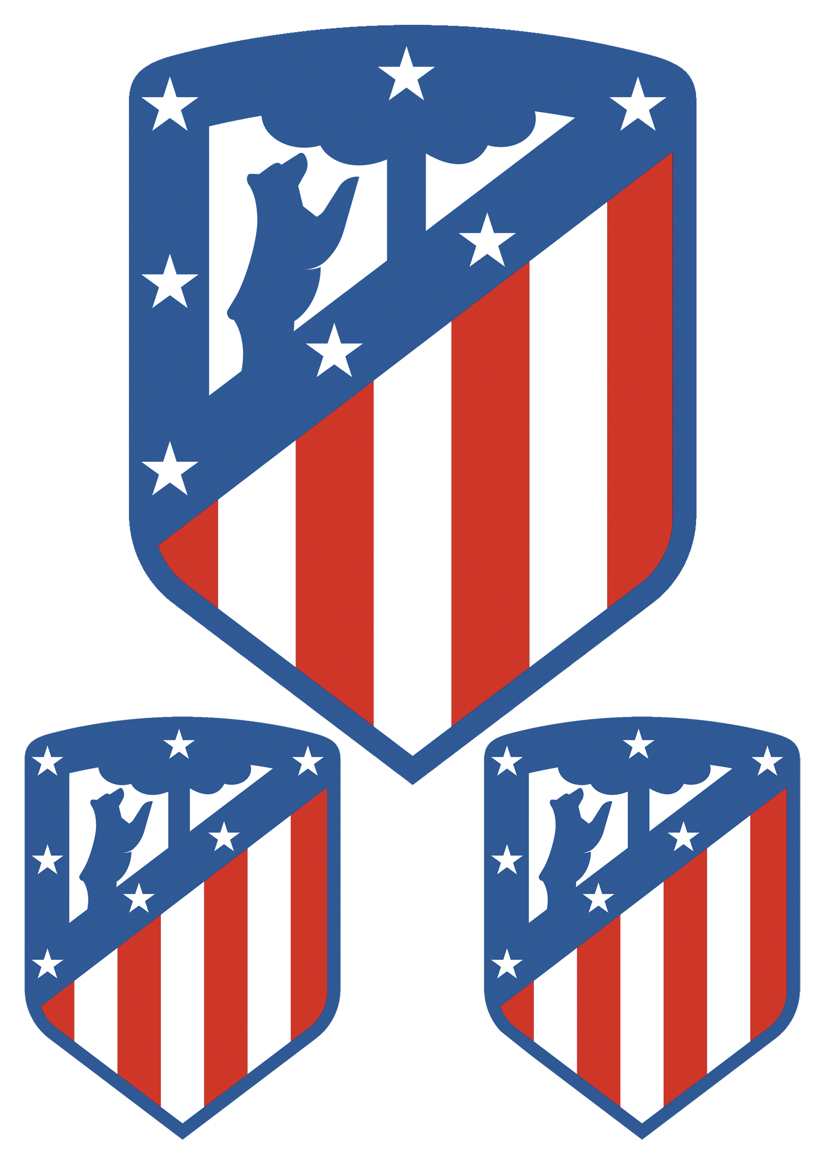 Atlético Madrid nažehlovačka 3 ks