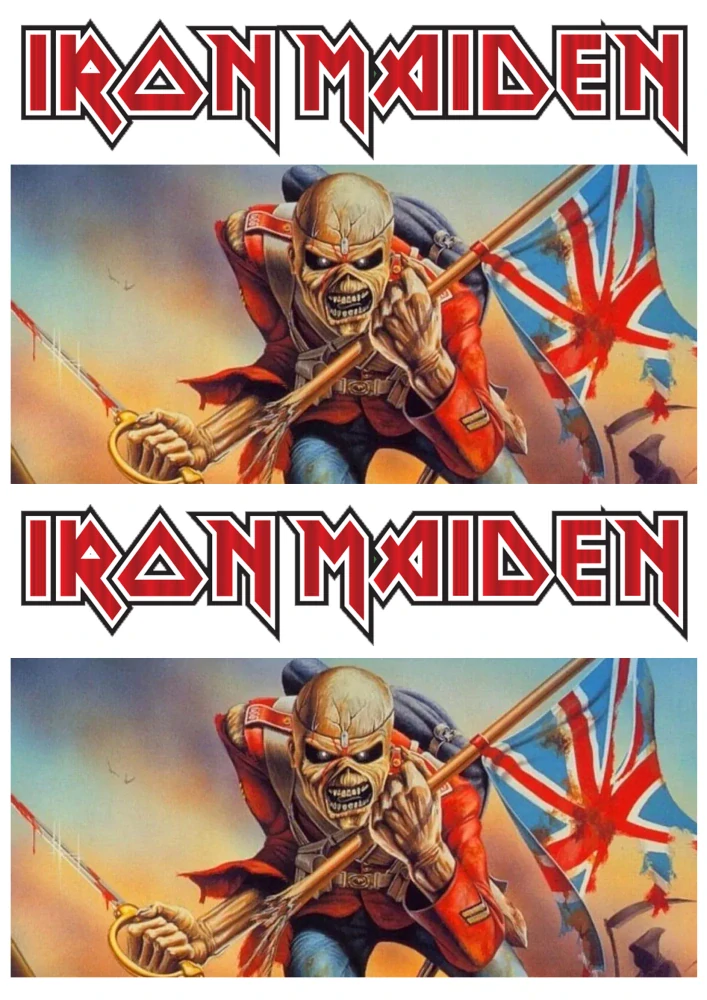 Iron Maiden nažehlovačka 4x