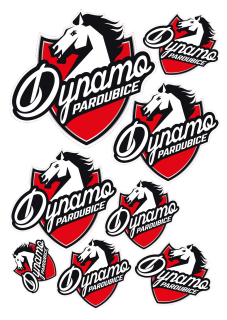 Nažehlovačky Dynamo Pardubice 8x