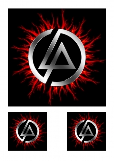 Linkin park nažehlovačka 3x
