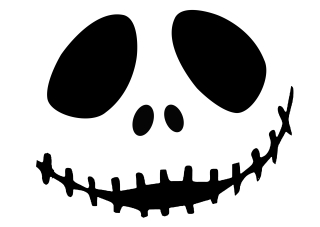 Halloween nažehlovačka duch, 1 ks