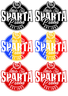 Athletic Club Sparta nažehlovačka 6x