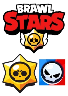 Brawl Stars, nažehlovačka, 3 ks