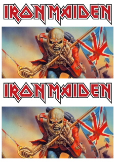 Iron Maiden nažehlovačka 4x